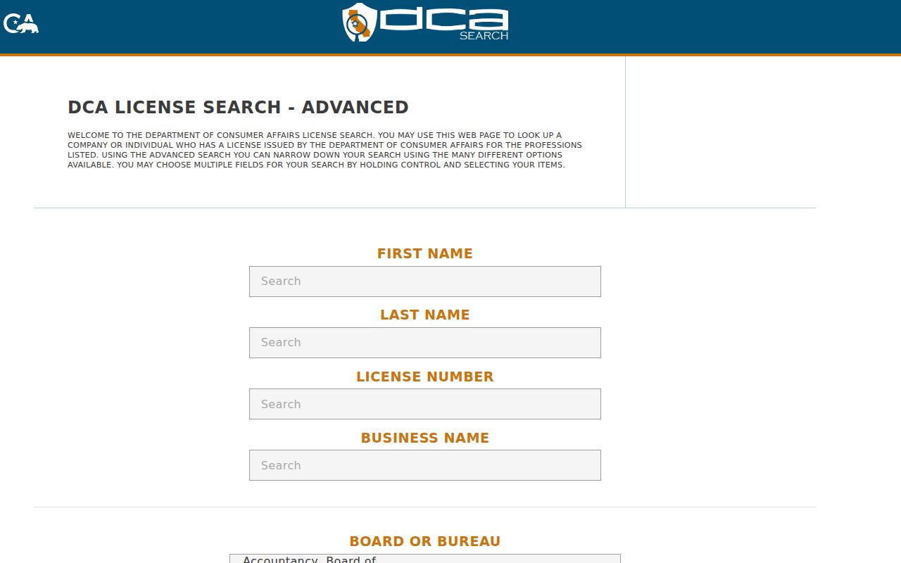 Martinez people search using California advanced license records